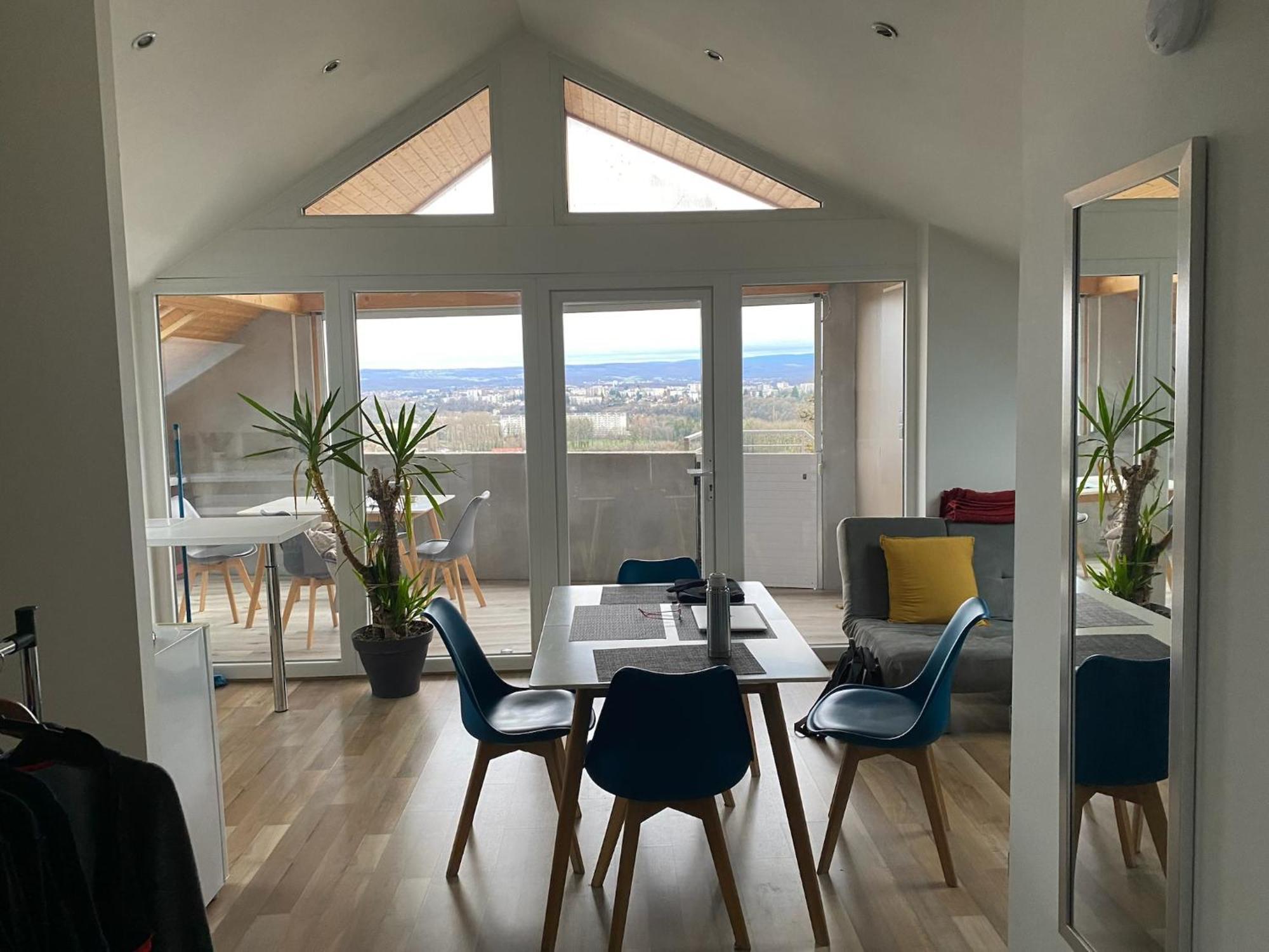 Appart' Terrasse Vue Exceptionnelle 1Er Etage Монбельяр Екстер'єр фото